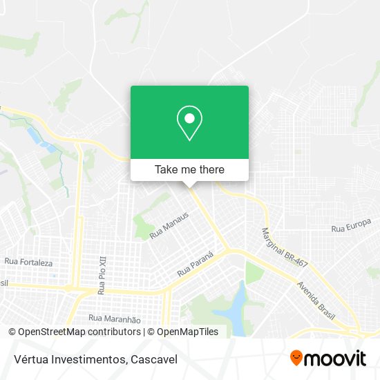 Vértua Investimentos map