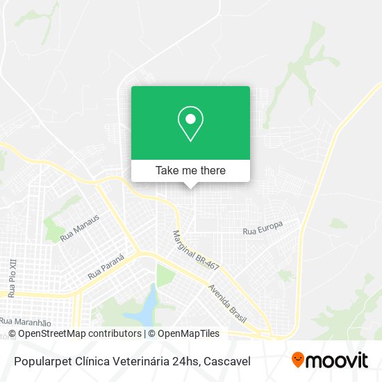 Popularpet Clínica Veterinária 24hs map