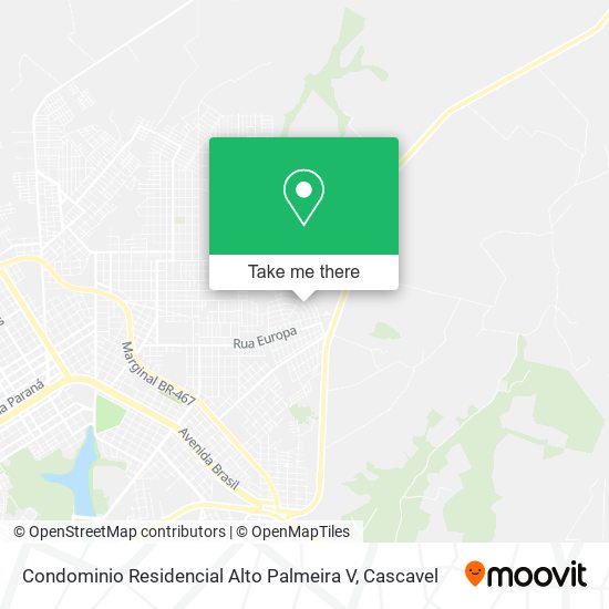 Condominio Residencial Alto Palmeira V map