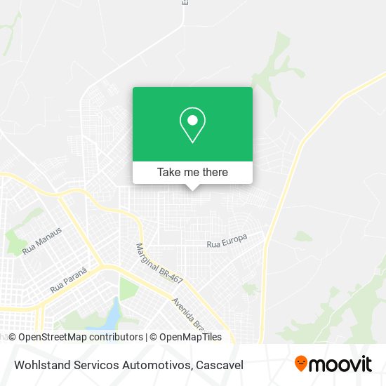 Mapa Wohlstand Servicos Automotivos