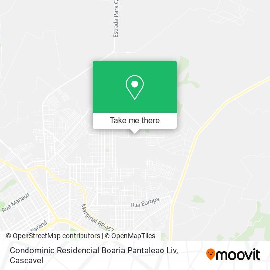 Condominio Residencial Boaria Pantaleao Liv map