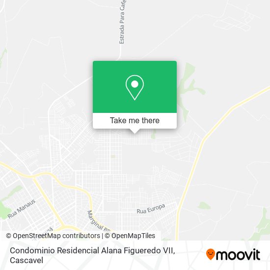 Mapa Condominio Residencial Alana Figueredo VII