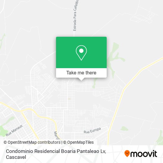 Mapa Condominio Residencial Boaria Pantaleao Lv