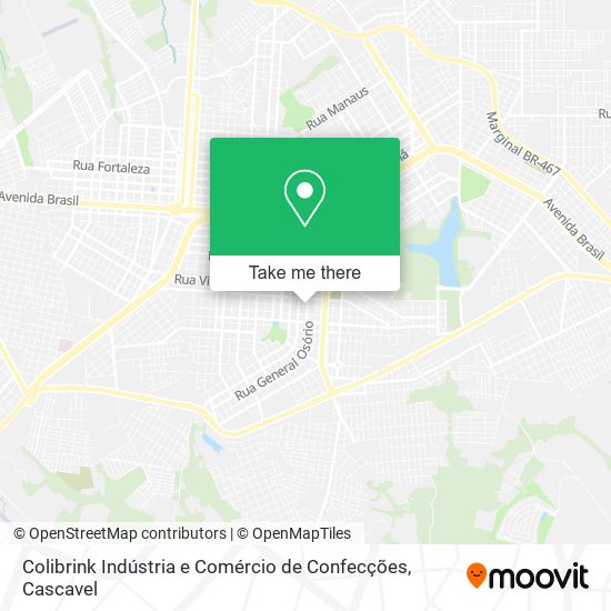 Colibrink Indústria e Comércio de Confecções map