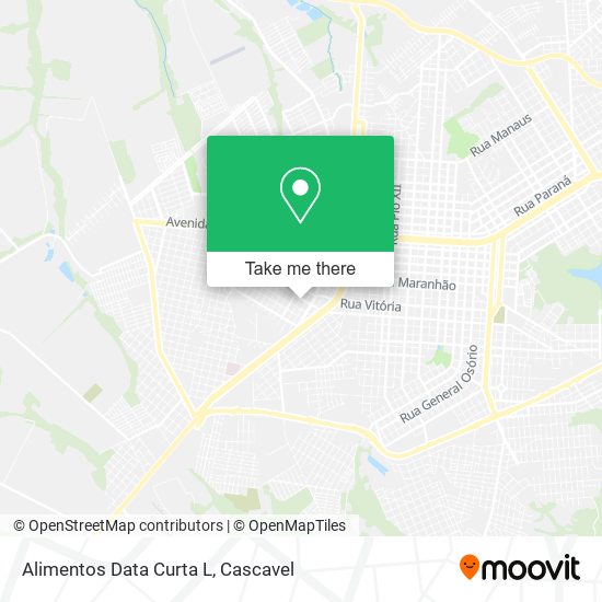Alimentos Data Curta L map