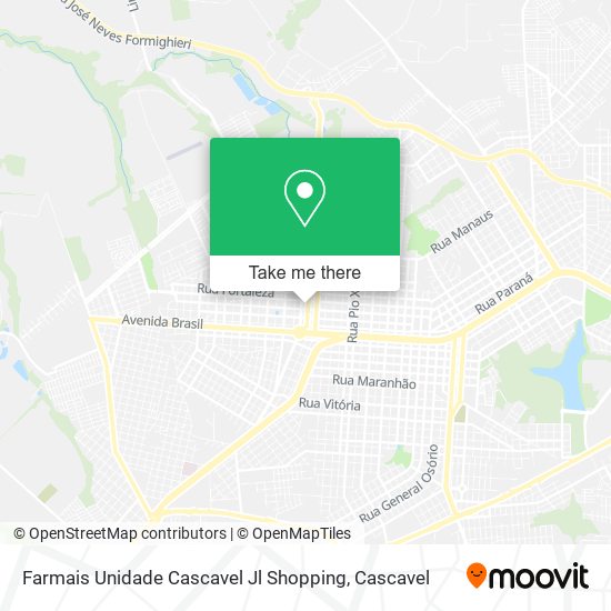Farmais Unidade Cascavel Jl Shopping map