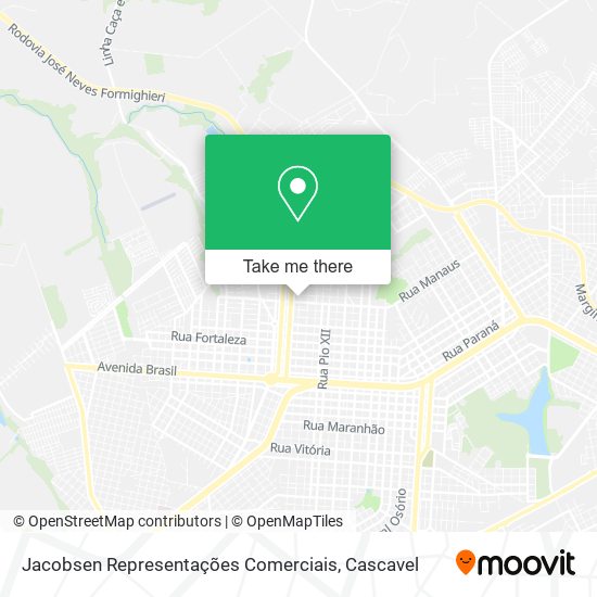 Jacobsen Representações Comerciais map
