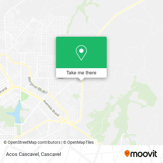 Acos Cascavel map