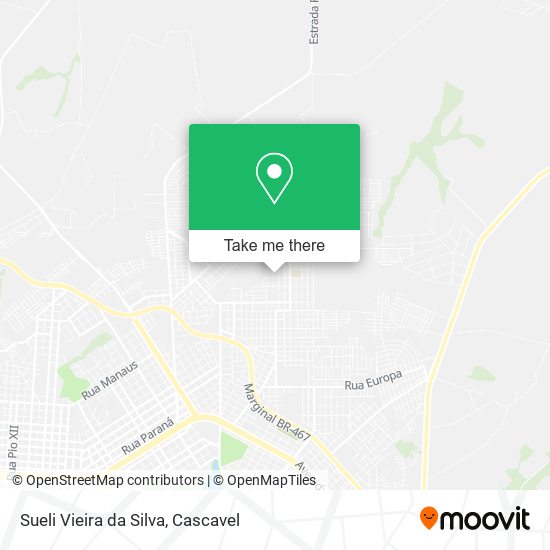 Sueli Vieira da Silva map