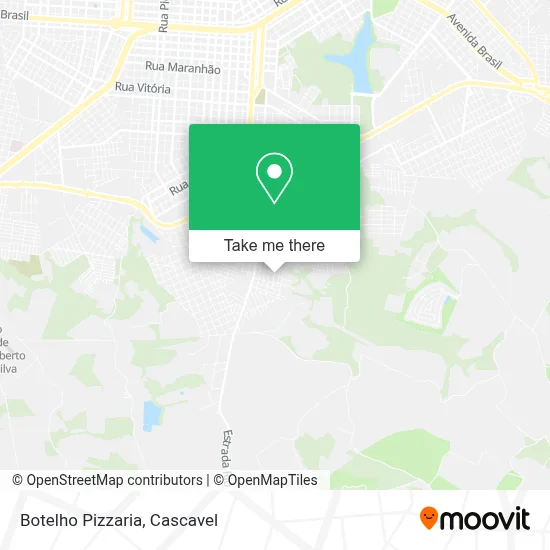 Botelho Pizzaria map