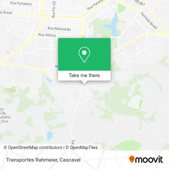 Transportes Rahmeier map