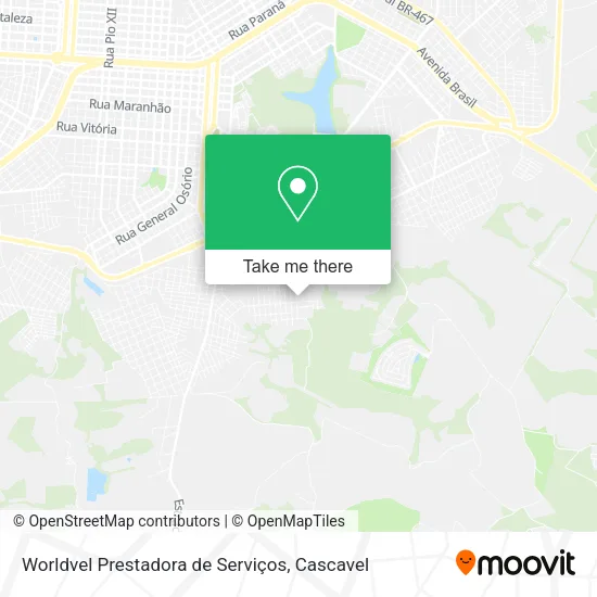 Worldvel Prestadora de Serviços map
