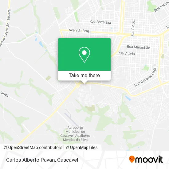 Carlos Alberto Pavan map