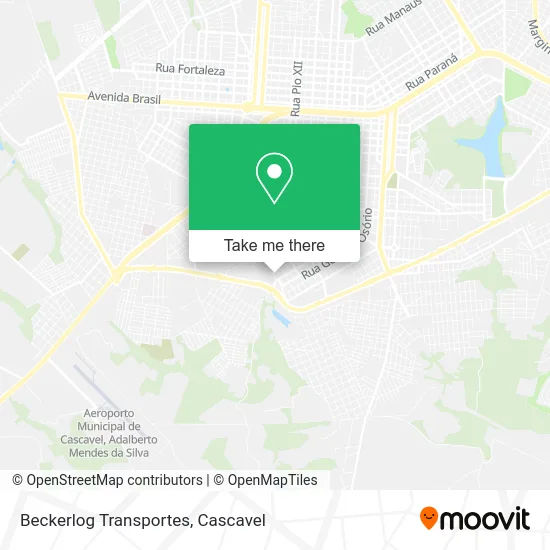 Beckerlog Transportes map