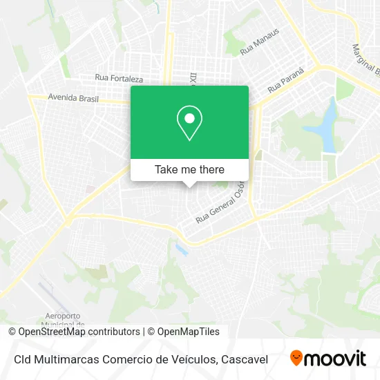 Cld Multimarcas Comercio de Veículos map