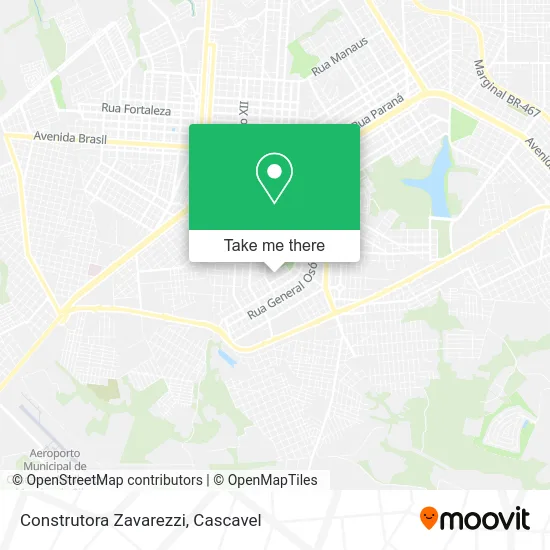 Construtora Zavarezzi map