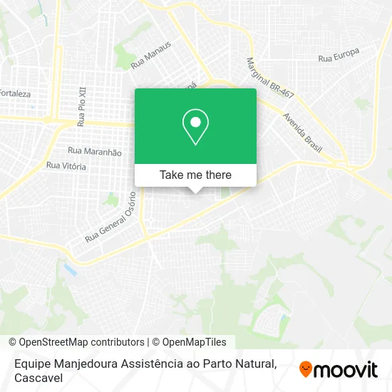 Equipe Manjedoura Assistência ao Parto Natural map