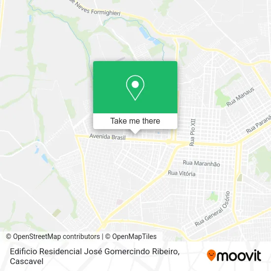 Edificio Residencial José Gomercindo Ribeiro map