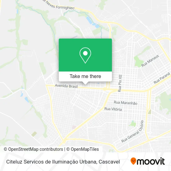Citeluz Servicos de Iluminação Urbana map