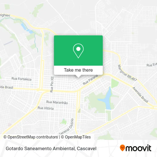 Gotardo Saneamento Ambiental map