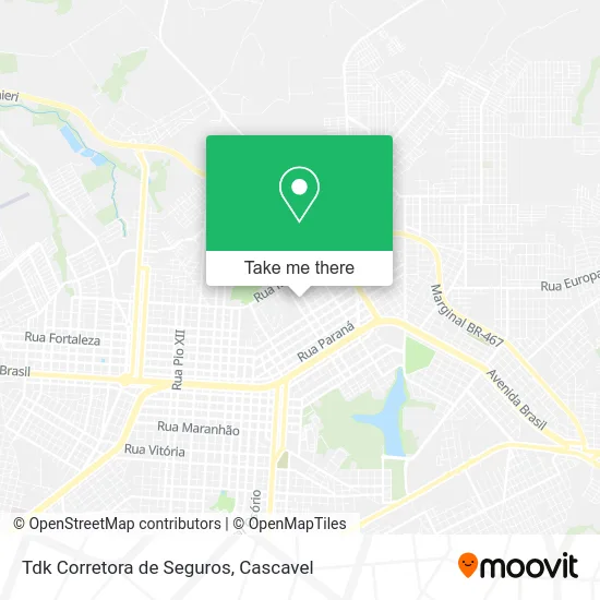 Tdk Corretora de Seguros map