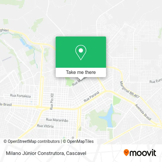 Milano Júnior Construtora map