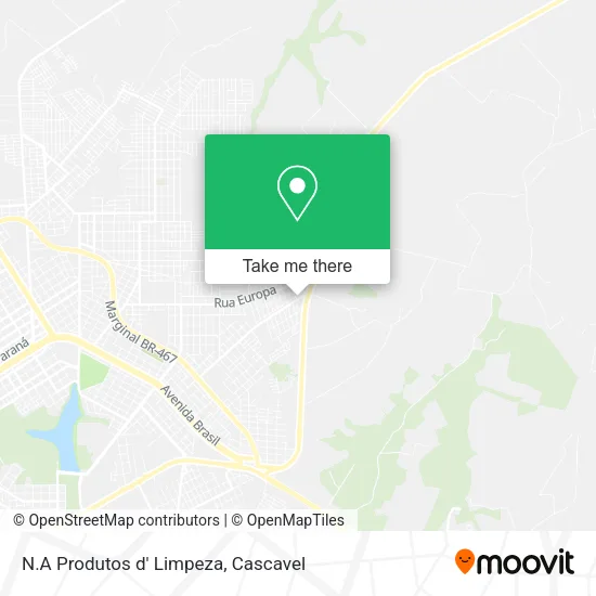 N.A Produtos d' Limpeza map