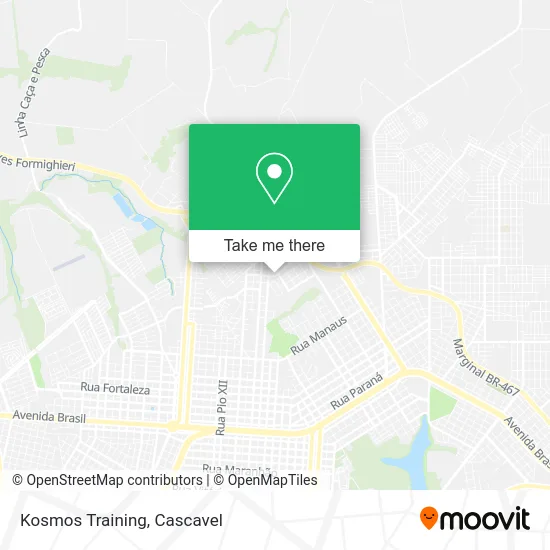 Kosmos Training map