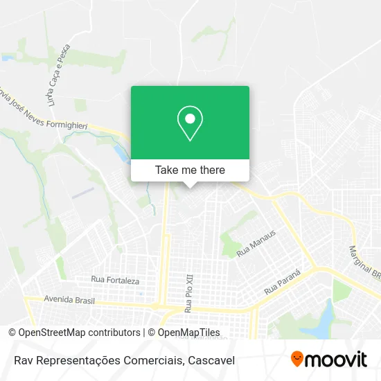 Rav Representações Comerciais map