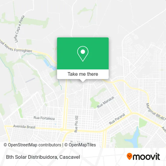 Bth Solar Distribuidora map