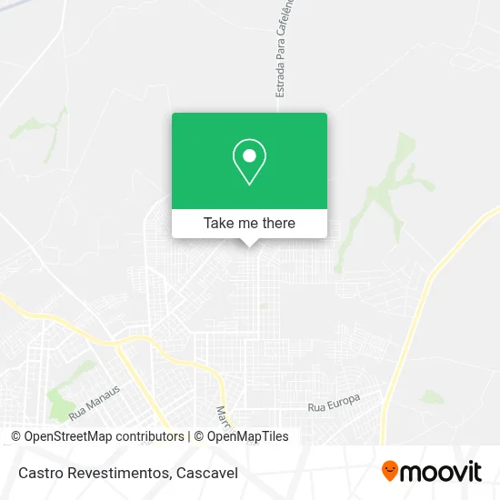 Castro Revestimentos map
