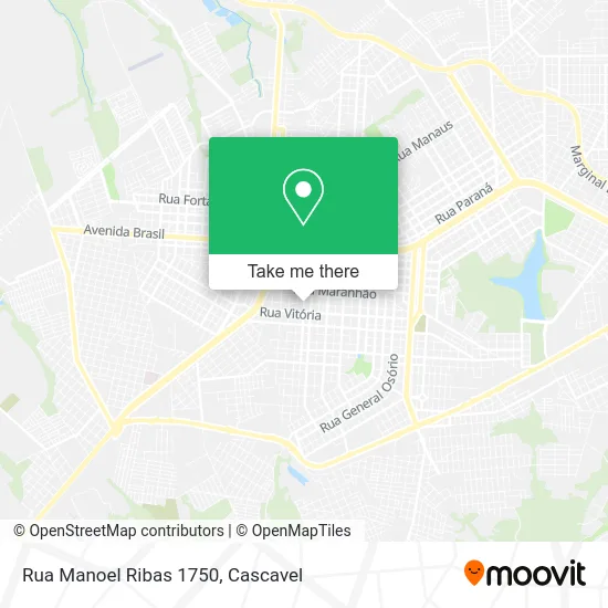 Rua Manoel Ribas 1750 map