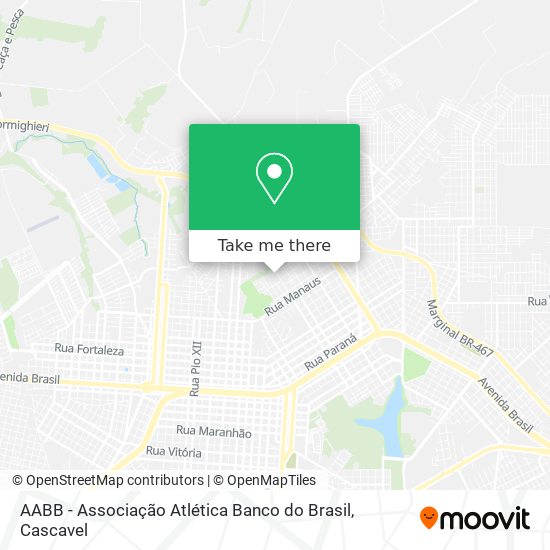 Mapa AABB - Associação Atlética Banco do Brasil