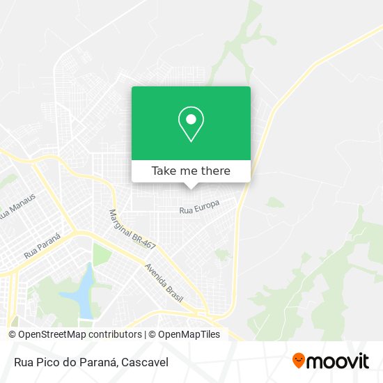 Rua Pico do Paraná map