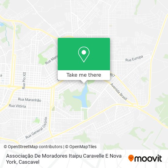 Associação De Moradores Itaipu Caravelle E Nova York map