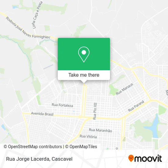 Rua Jorge Lacerda map