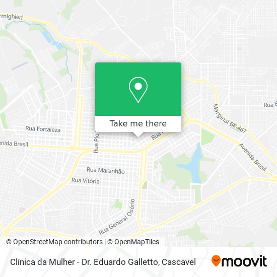 Clínica da Mulher - Dr. Eduardo Galletto map