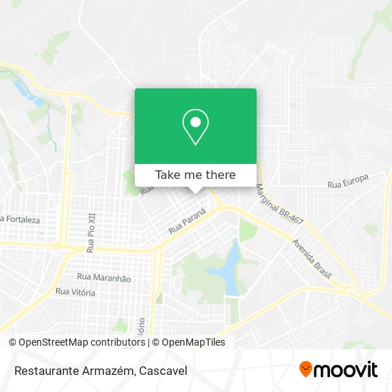 Restaurante Armazém map
