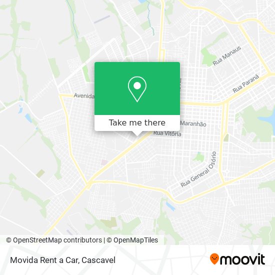 Movida Rent a Car map