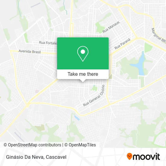 Ginásio Da Neva map