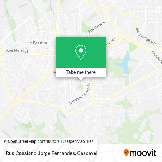 Rua Cassiano Jorge Fernandes map