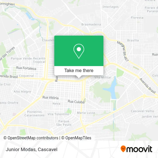 Junior Modas map