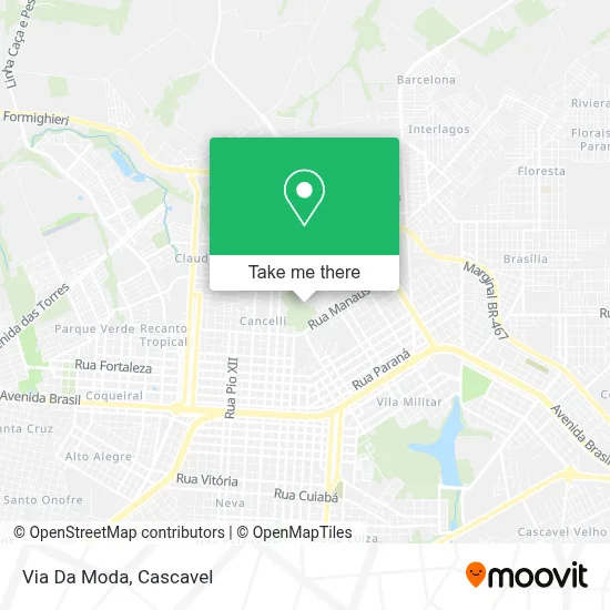 Via Da Moda map