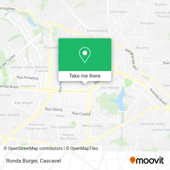 Ronda Burger map
