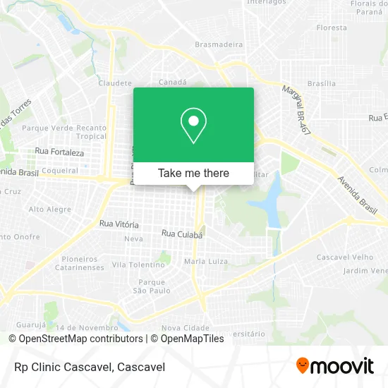 Rp Clinic Cascavel map