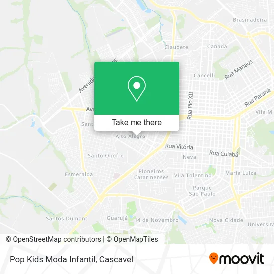 Pop Kids Moda Infantil map