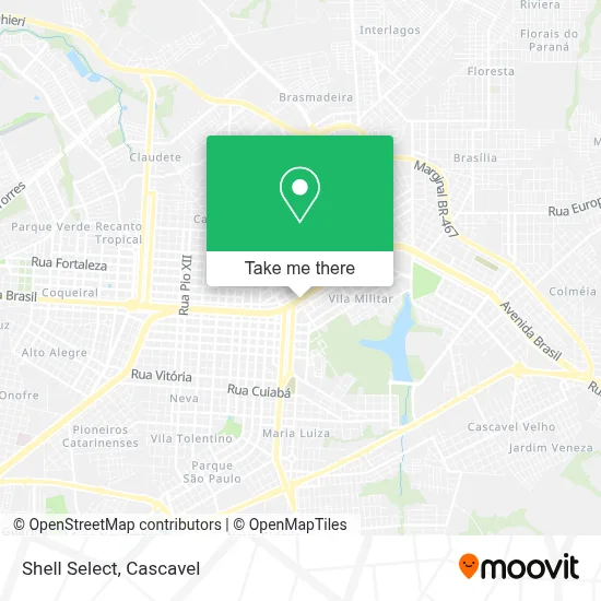 Shell Select map