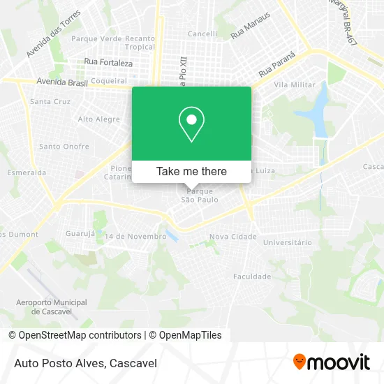 Auto Posto Alves map