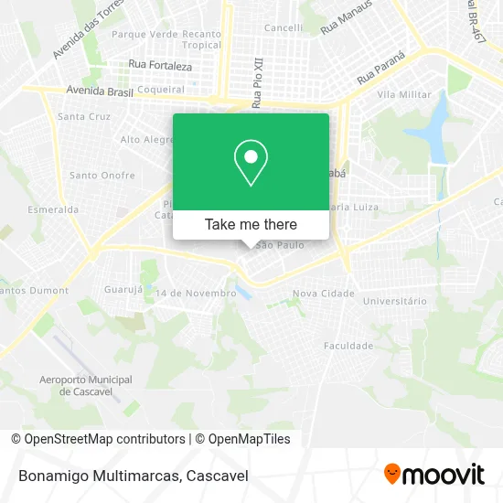 Bonamigo Multimarcas map