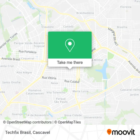 Techfix Brasil map